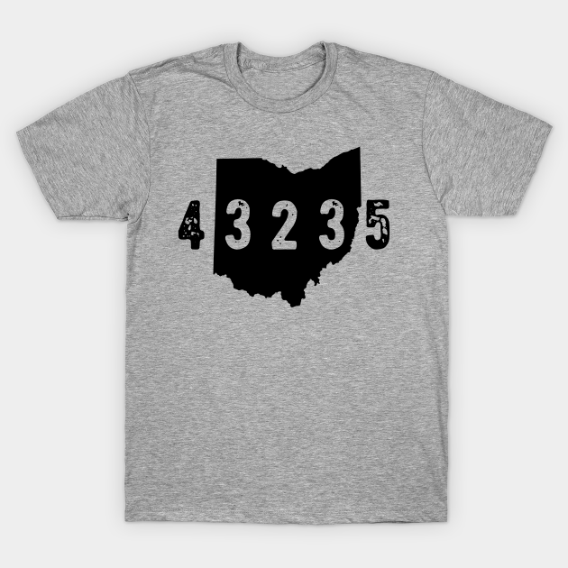 43235 zip code Worthington Columbus Ohio 43235 Zip Code Worthington Ohio TShirt TeePublic